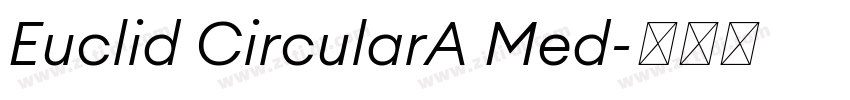 Euclid CircularA Med字体转换